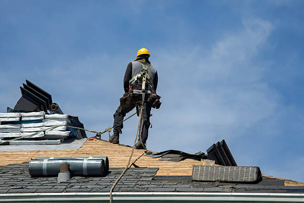 Professional Gutter Installation technician working in Barneston, NE
